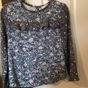 Loft long sleeve blouse